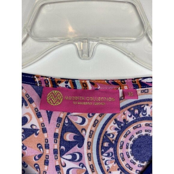 Macbeth Collection Dress Margaret Josephs Sz X-Small Pink Pullover Stretchy EUC - Picture 3 of 6